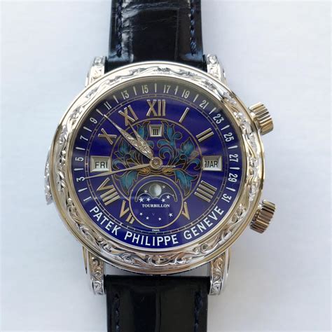 patek philippe sky moon tourbillon 6002g replica for sale|Patek Philippe double tourbillon.